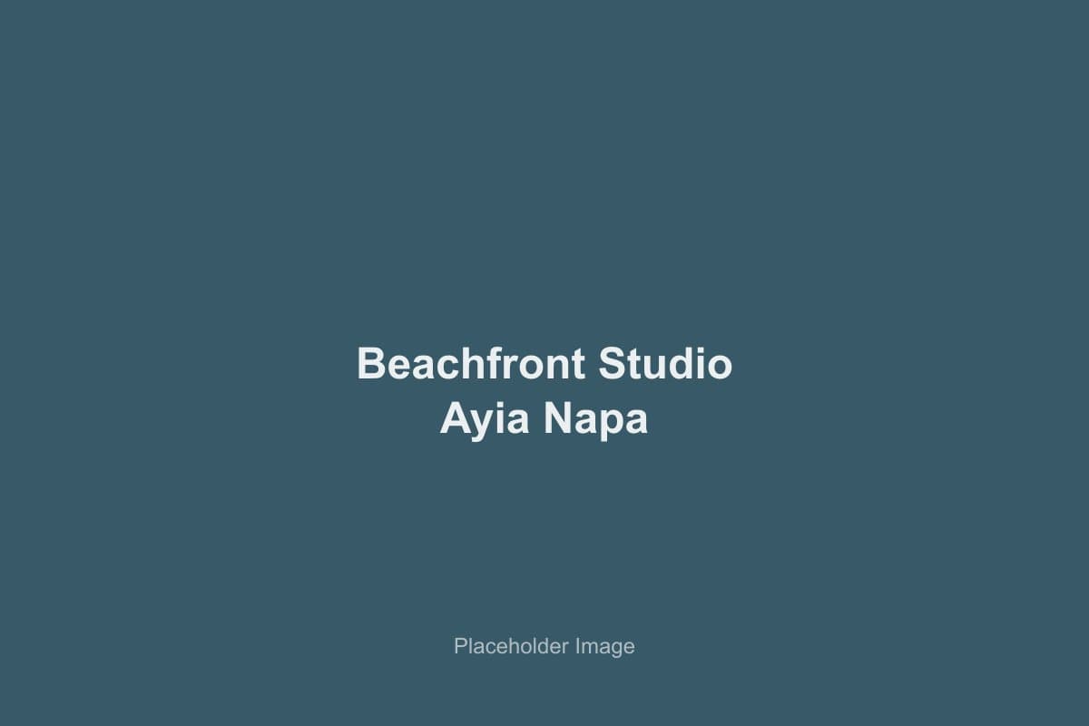 Studio with beach view