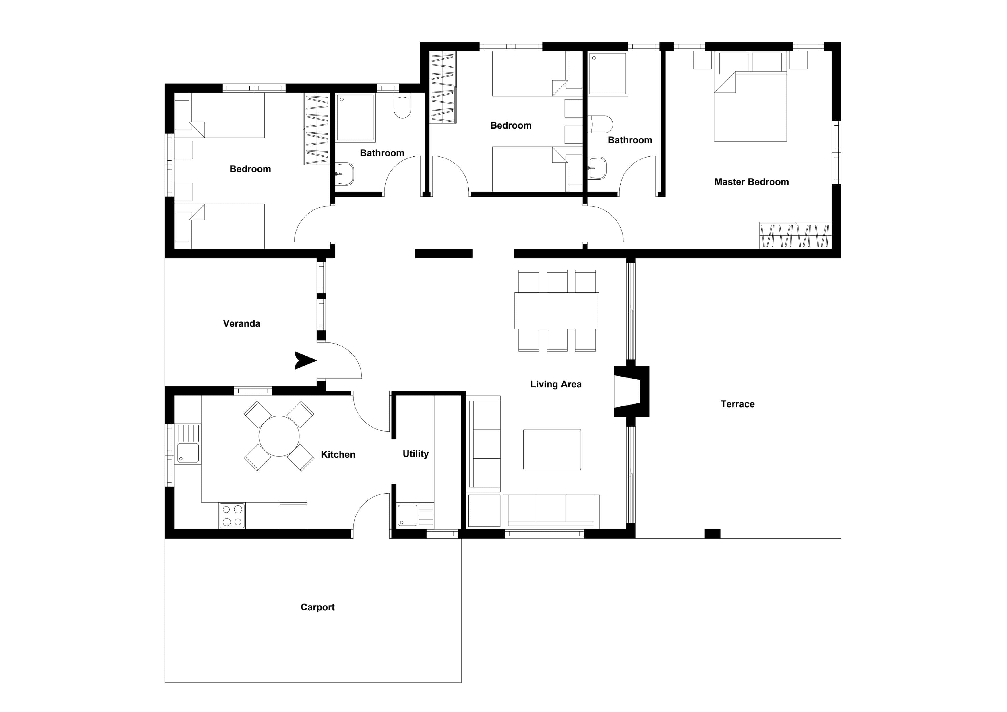 Floor plan layout